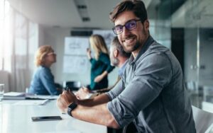 Man Happy About Smile Design Dentistry with Hillsboro Dental Excellence