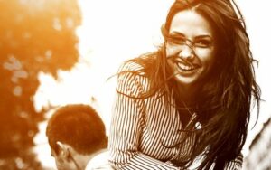 Woman Smiling with Mini Dental Implants from Hillsboro Dental Excellence